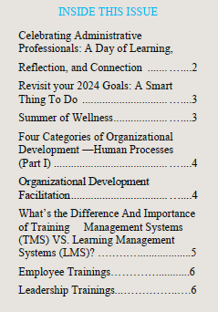 Table of Contents for June